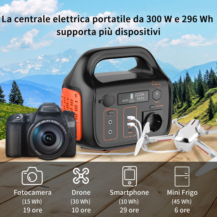 Centrale Elettrica Portatile 300W