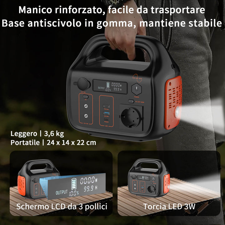 Centrale Elettrica Portatile 300W