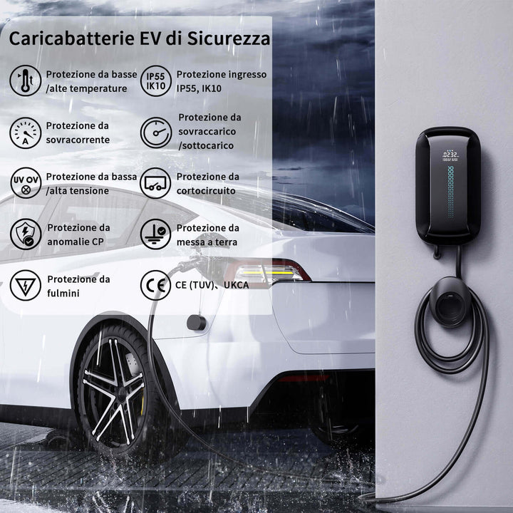 Caricatore sicuro per veicoli elettrici